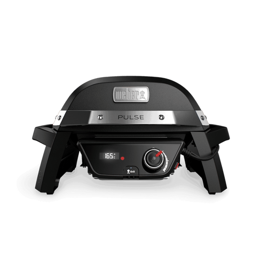 Weber Pulse 2000 – Barbecue Électrique Connecté avec Double Zone de Cuisson