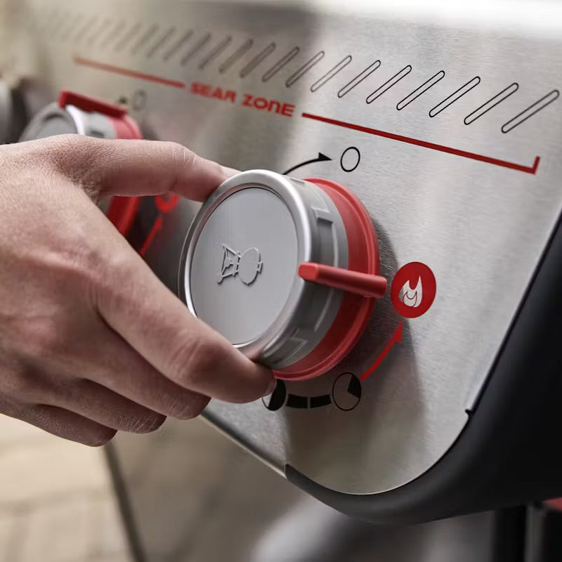 Barbecue gaz Weber Spirit E-425 Grille + Plancha émaillée