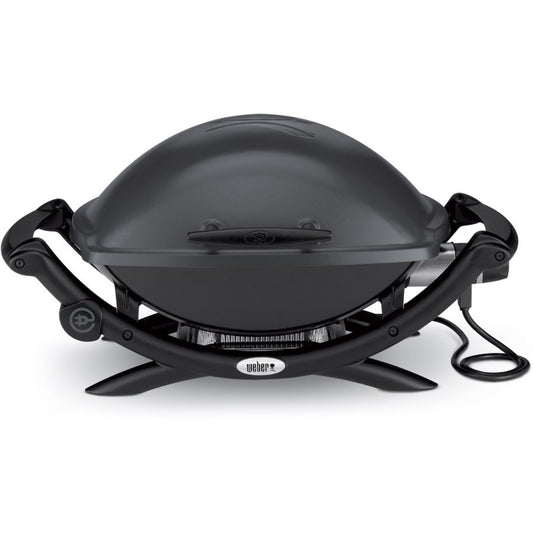 Weber Q 2400 – Barbecue Électrique Compact avec Grilles en Fonte pour Balcon ou Terrasse