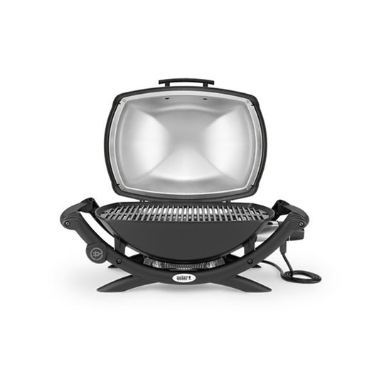Weber Q 2400 – Barbecue Électrique Compact avec Grilles en Fonte pour Balcon ou Terrasse